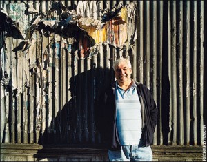 Sandy Ulrich, an ex-RAF aircraftman, now works at New Belvedere where he was once a resident